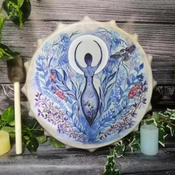Sacred Tree of Life Shaman Drum | Handcrafted Spirit Resonance Instrument - Image 5