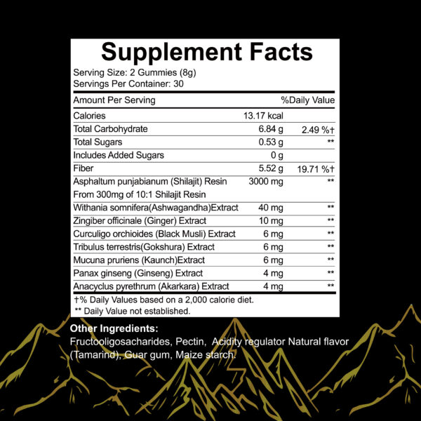 Organic Ashwagandha Gummies – Sugar-Free Adaptogenic Support for Stress & Vitality (60 Count) - Image 2