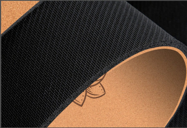 EarthFlow Mat" – Eco-Friendly Cork & Natural Rubber Meditation Mat Namaste - Image 2
