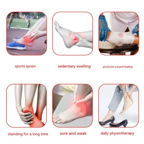 RootFlow Wrap – Ankle Red Light & Heat Therapy Band - Image 8