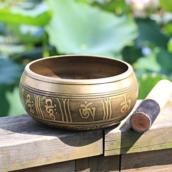 Sacred Resonance – Handcrafted Copper Buddha Sound Bowl - Image 4