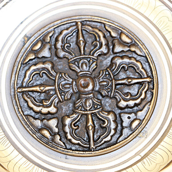 Sacred Resonance – Handcrafted Copper Buddha Sound Bowl - Image 3