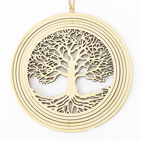 Sacred Flower of Life | Wooden Geometric Energy Ornament - Image 8
