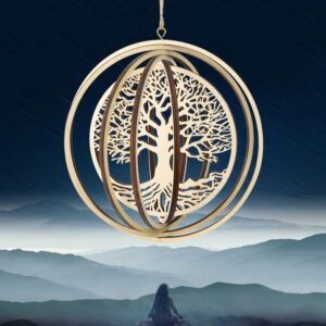 Sacred Flower of Life | Wooden Geometric Energy Ornament