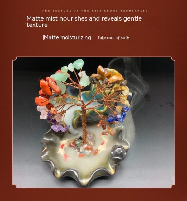 Crystal Tree Incense Burner Ornament – Harmonize Your Space with Elegance and Serenity - Image 9