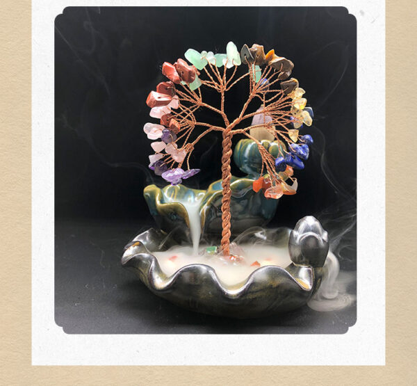 Crystal Tree Incense Burner Ornament – Harmonize Your Space with Elegance and Serenity - Image 10