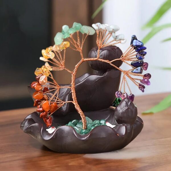 Crystal Tree Incense Burner Ornament – Harmonize Your Space with Elegance and Serenity - Image 8
