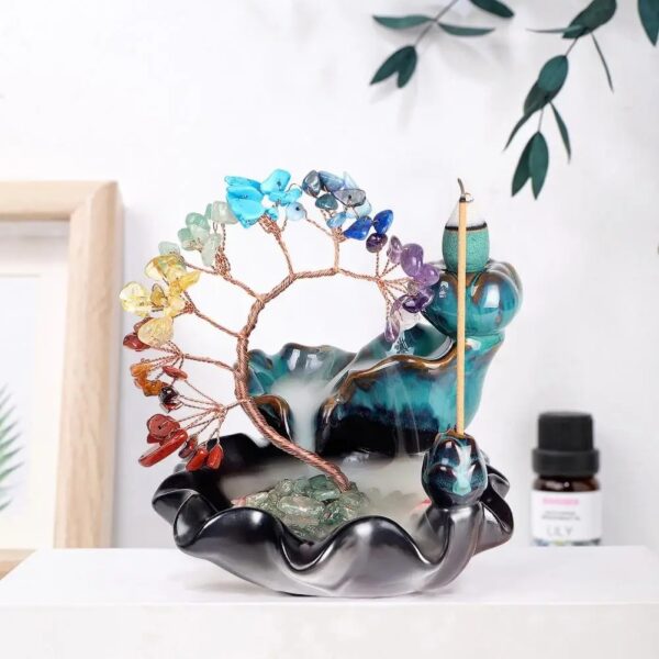 Crystal Tree Incense Burner Ornament – Harmonize Your Space with Elegance and Serenity - Image 7