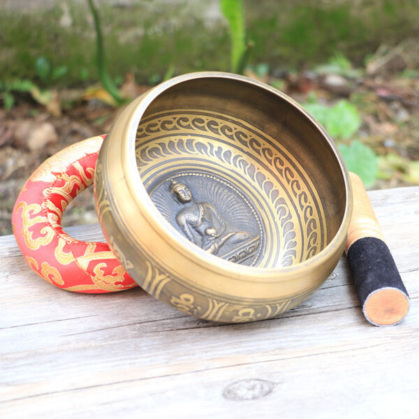 Sacred Resonance – Handcrafted Copper Buddha Sound Bowl - Image 2