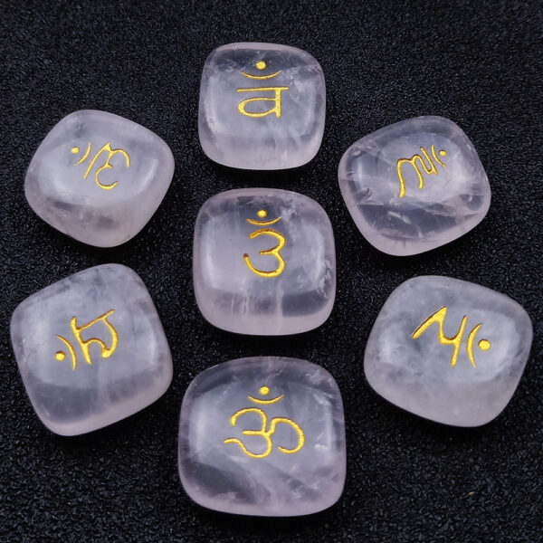 SEVEN CHAKRAS Chakra Symbol Mystic Stone Yoga - Image 6