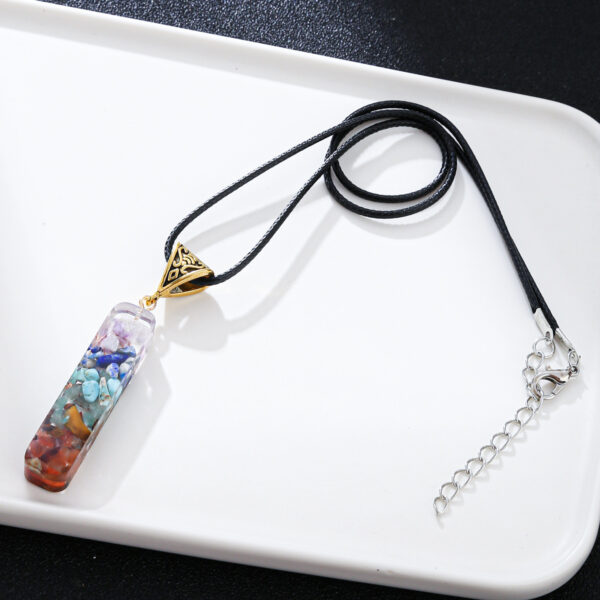 Cosmic Align Amulet – 7-Chakra Reiki Crystal Pendant for Energy Balance - Image 8
