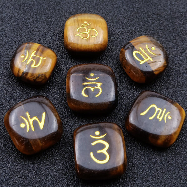 SEVEN CHAKRAS Chakra Symbol Mystic Stone Yoga - Image 8
