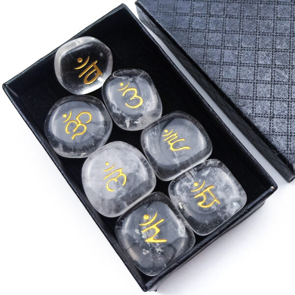 SEVEN CHAKRAS Chakra Symbol Mystic Stone Yoga - Image 2