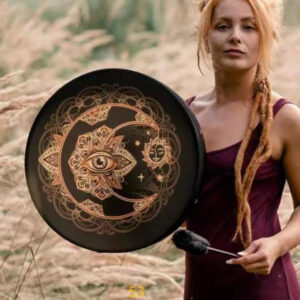 Sacred Tree of Life Shaman Drum | Handcrafted Spirit Resonance Instrument