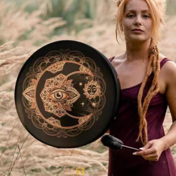 Sacred Tree of Life Shaman Drum | Handcrafted Spirit Resonance Instrument