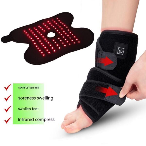 RootFlow Wrap – Ankle Red Light & Heat Therapy Band - Image 3