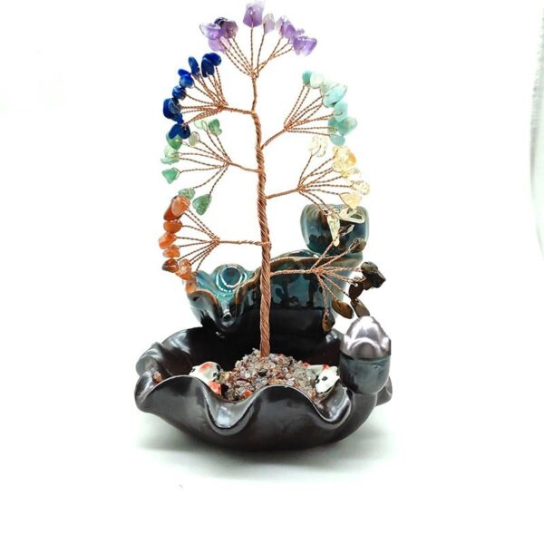 Crystal Tree Incense Burner Ornament – Harmonize Your Space with Elegance and Serenity - Image 4