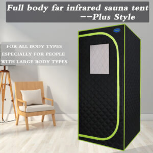 Sacred Heat – Full-Size Far Infrared Sauna Tent for Home Detox & Relaxation