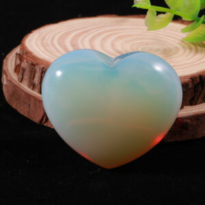 Natural Opal Crystal Hearts (Set of 4) | Healing & Harmony