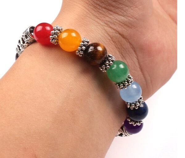 Reiki Chakra Bracelet | Healing Stones for Energy Alignment & Wellness - Image 4