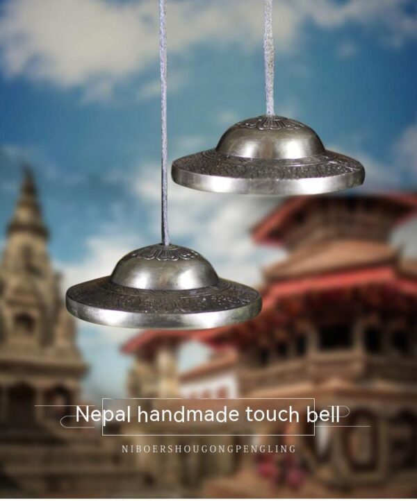 Tibetan Copper Tingsha Cymbals | Handmade Percussion for Meditation & Sound Healing - Image 6