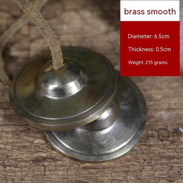 Tibetan Copper Tingsha Cymbals | Handmade Percussion for Meditation & Sound Healing - Image 3