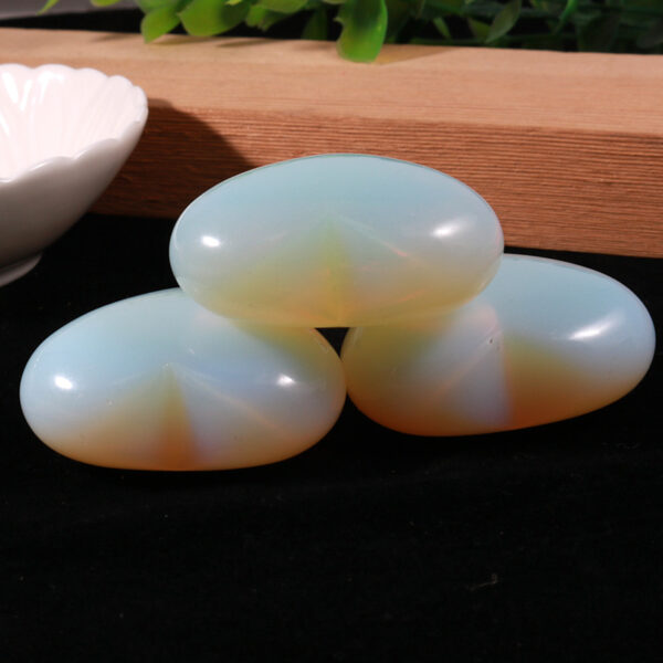 Natural Opal Crystal Hearts (Set of 4) | Healing & Harmony - Image 3